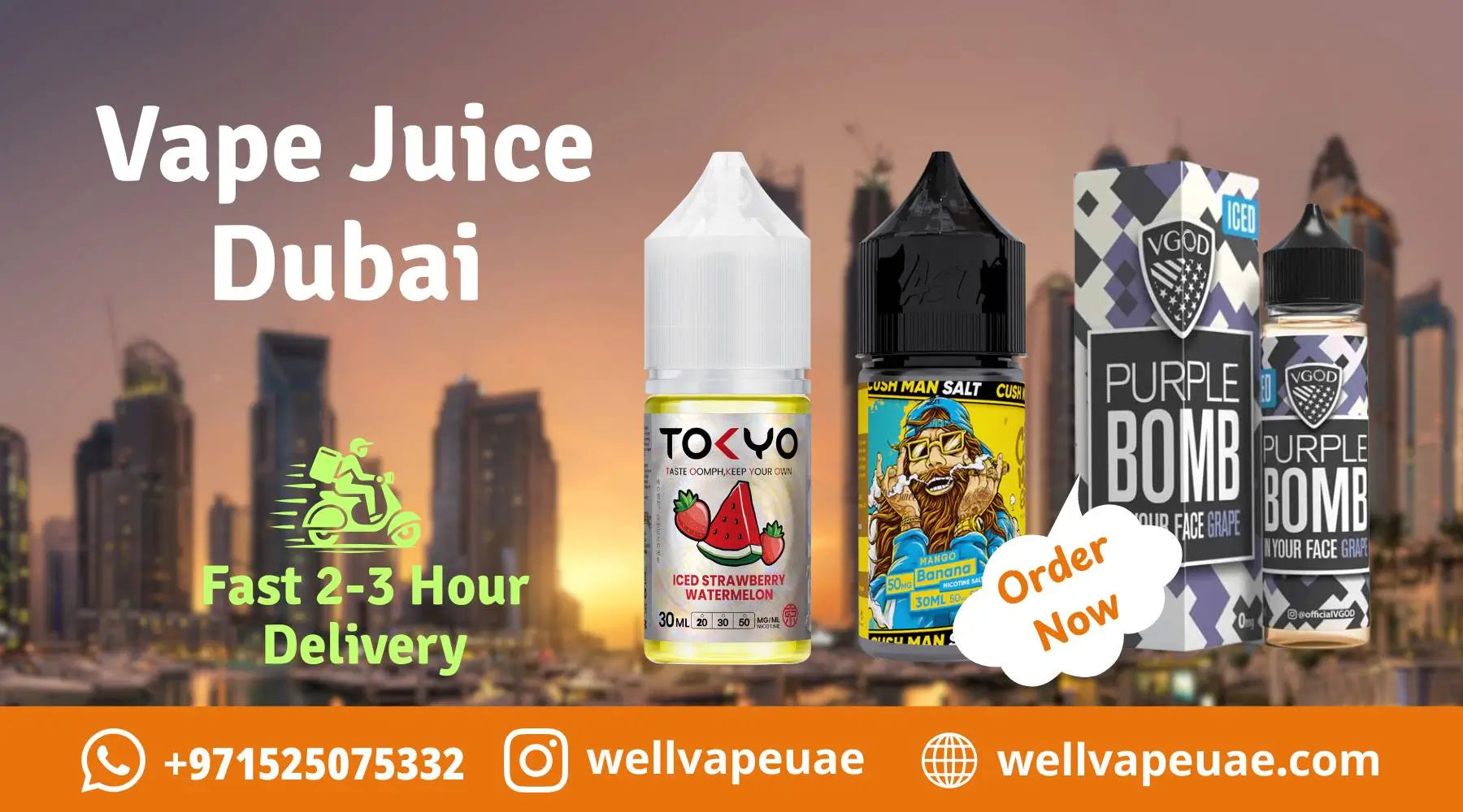 Buy Vape Juice in Dubai with 2-3 Hour Delivery