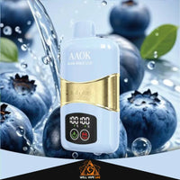 AAOK A153 63000 Puffs Blue Razz Ice
