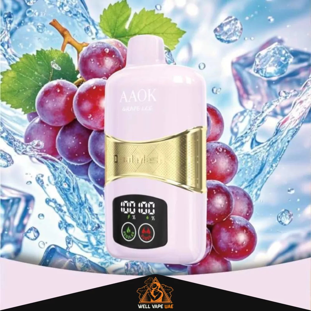 AAOK A153 63000 Puffs Grape Ice