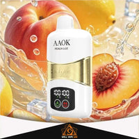 AAOK A153 63000 Puffs Peach Ice