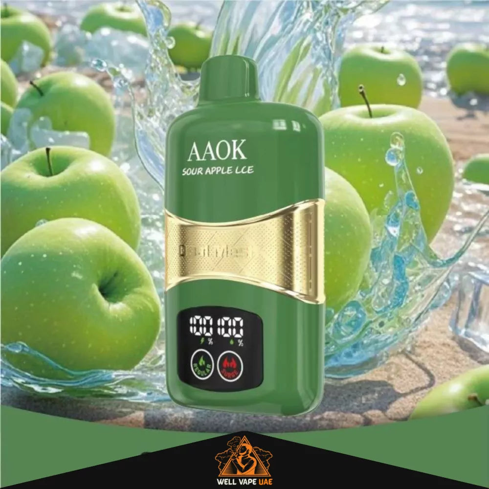 AAOK A153 63000 Puffs Sour Apple Ice