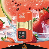 AAOK A153 63000 Puffs Strawberry Watermelon