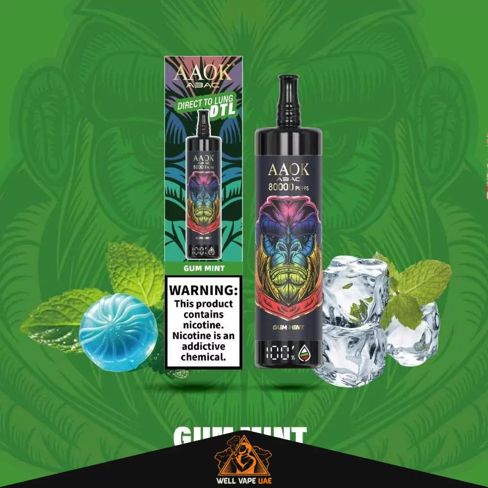 AAOK Vape 80000 Puffs GUM MINT