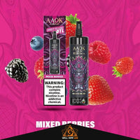 AAOK Vape 80000 Puffs Mixed Berries