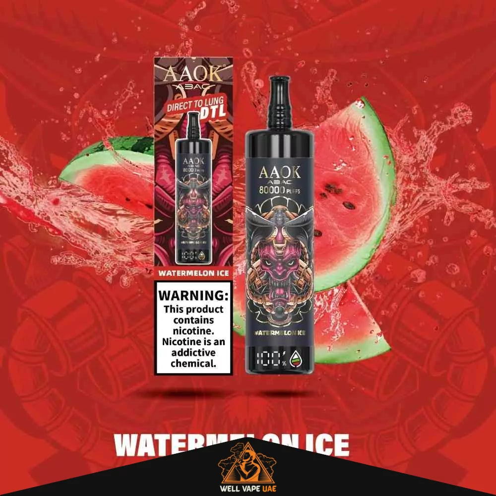 AAOK Vape 80000 Puffs Watermelon Ice