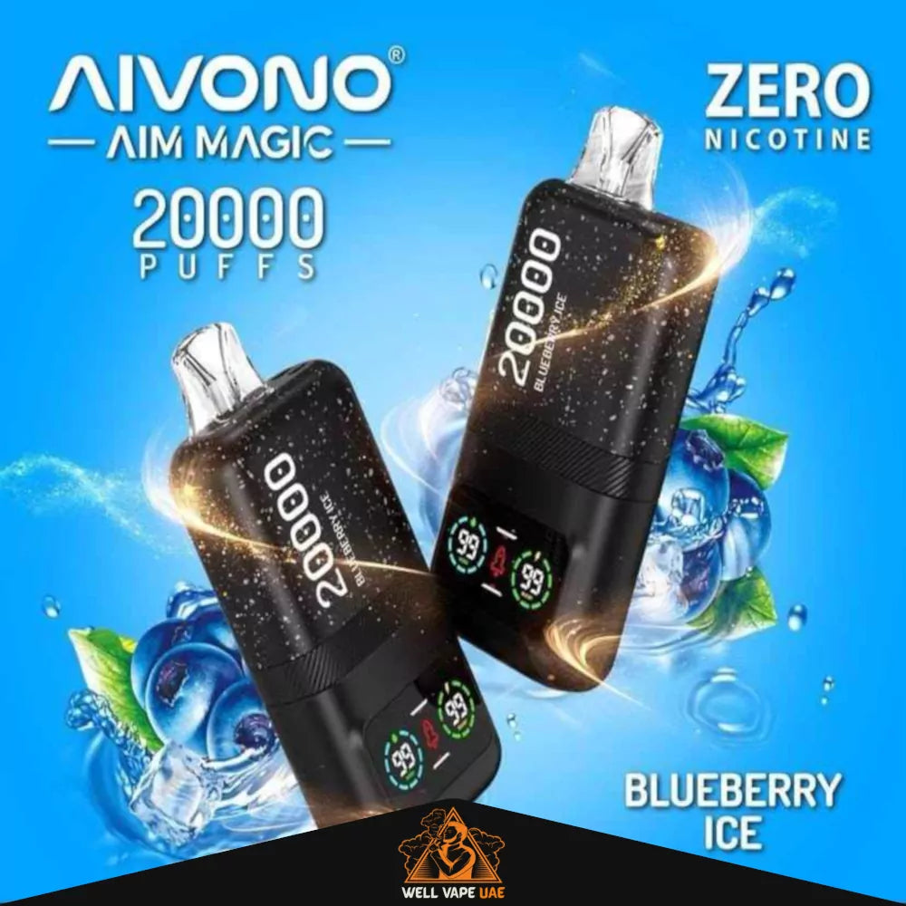 Aivono Aim Magic 20000 Puffs Zero Nicotine Blueberry Ice