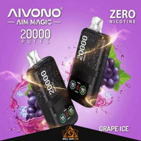 Aivono Aim Magic 20000 Puffs Zero Nicotine Grape Ice