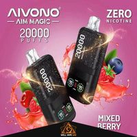 Aivono Aim Magic 20000 Puffs Zero Nicotine Mixed Berry