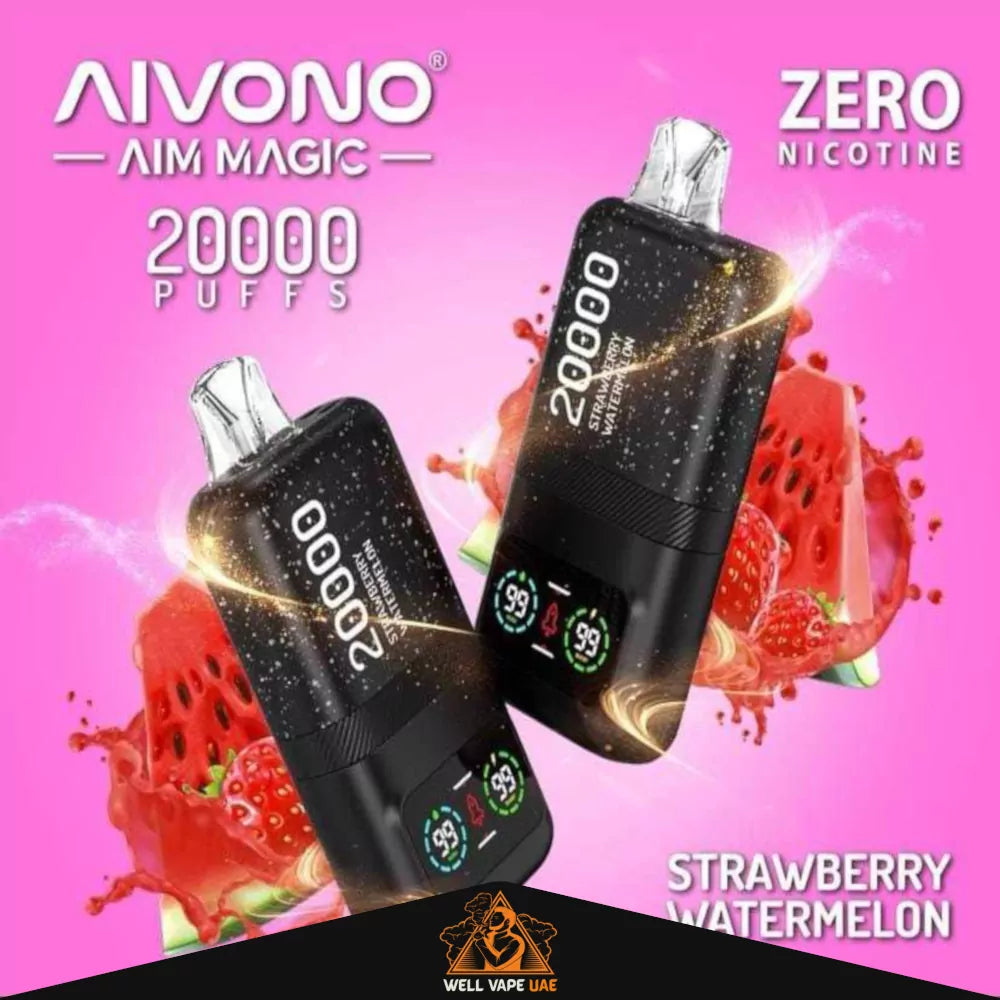 Aivono Aim Magic 20000 Puffs Zero Nicotine Strawberry Watermelon