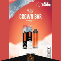 Al Fakher Crown Bar 8000 Puffs Peach Ice