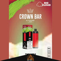 Al Fakher Crown Bar 8000 Puffs Two Apple