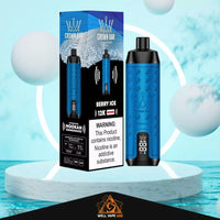 Al Fakher Crown Bar Sound 12000 Puffs Berry Ice