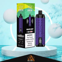 Al Fakher Crown Bar Sound 12000 Puffs Grape Mint