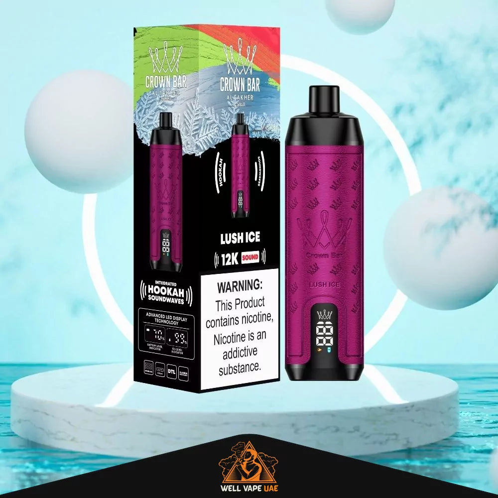 Al Fakher Crown Bar Sound 12000 Puffs Lush Ice
