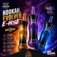Al Fakher Crown Bar 60K E-hose X