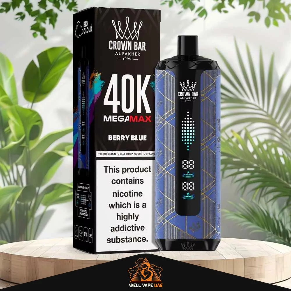 Al Fakher 40000 Puffs Mega Max Berry Blue