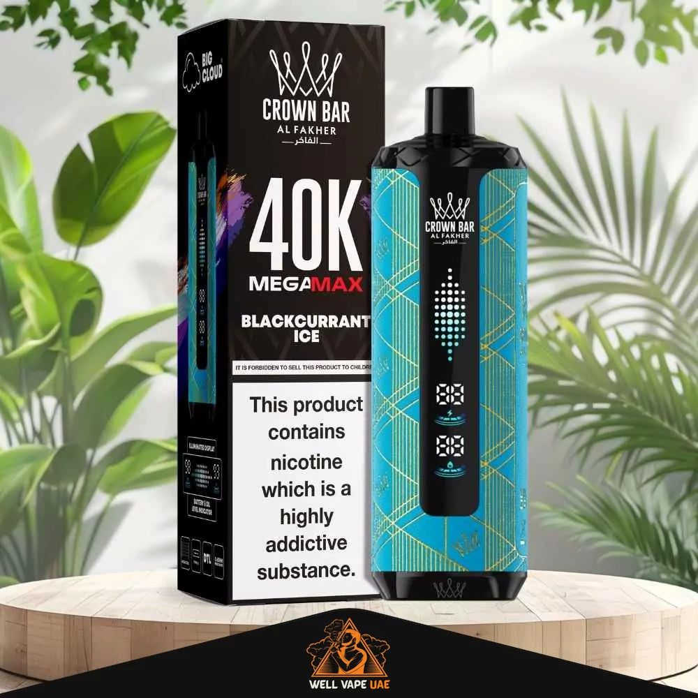 Al Fakher 40000 Puffs Mega Max Blackcurrant Ice