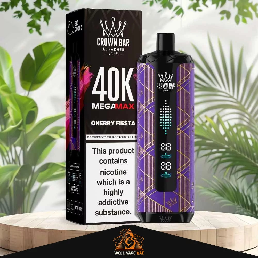Al Fakher 40000 Puffs Mega Max Cherry Fiesta