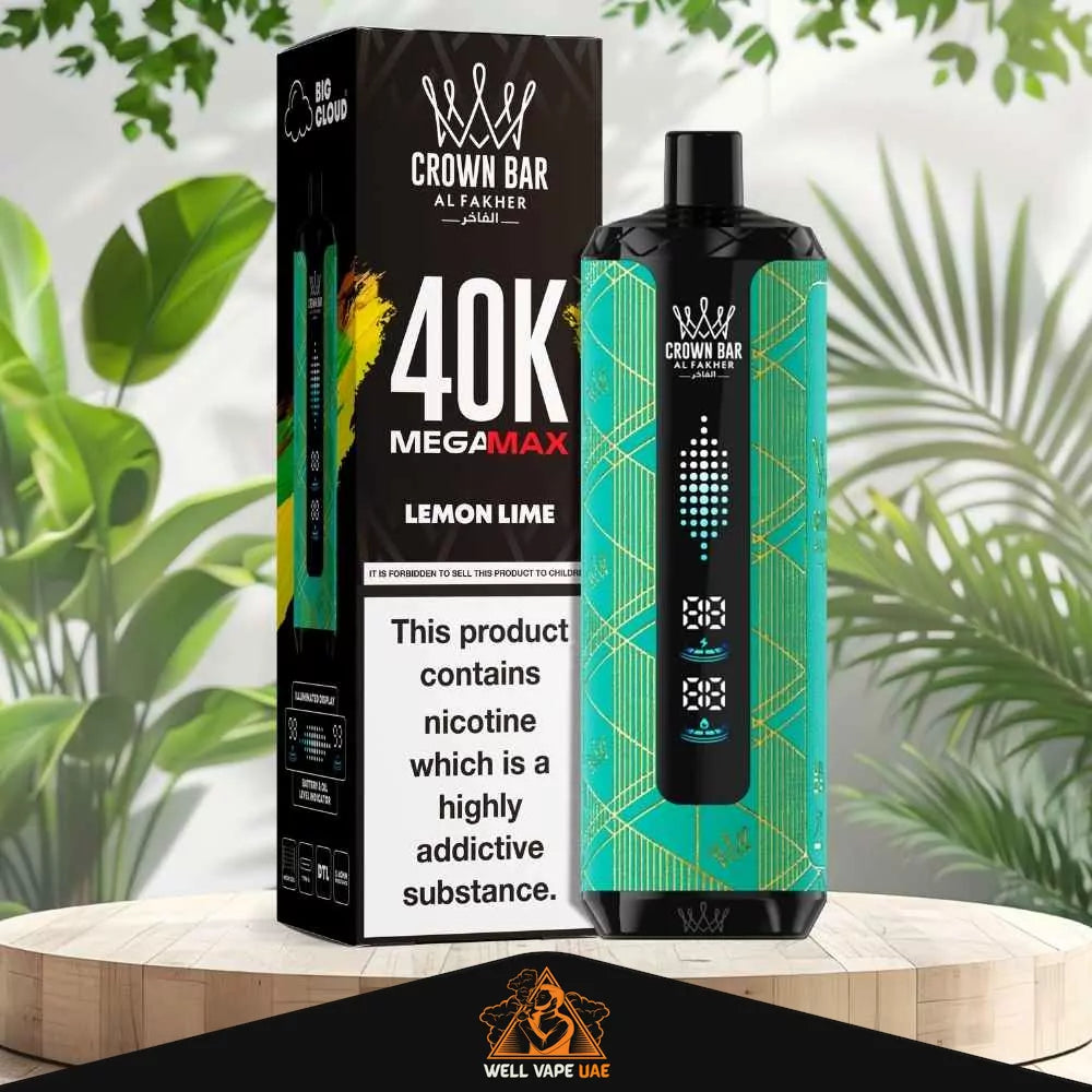 Al Fakher 40000 Puffs Mega Max Lemon Lime