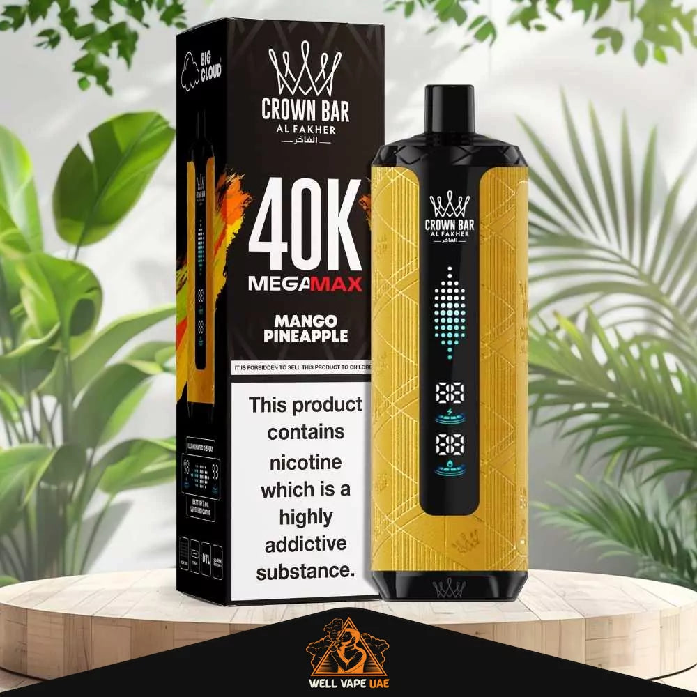 Al Fakher 40000 Puffs Mega Max Mango Pineapple