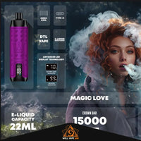 Al Fakher Crown Bar Pro Max 15000 Puffs Magic Love