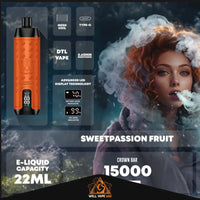 Al Fakher Crown Bar Pro Max 15000 Puffs Sweetpassion Fruit