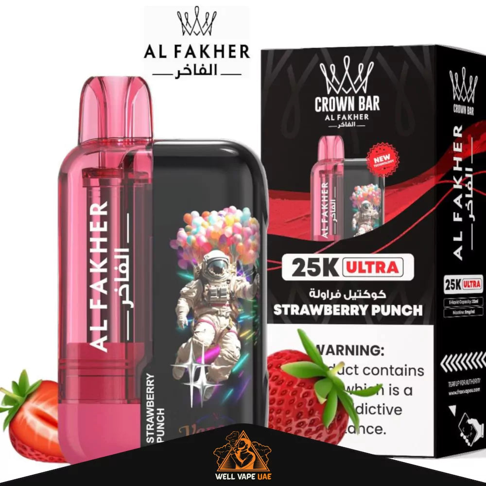 Al Fakher Ultra 25000 Puffs Strawberry Punch