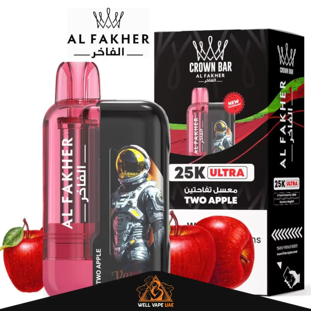 Al Fakher Ultra 25000 Puffs Two Apples