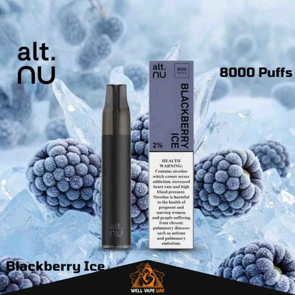 Alt Nu 8000 Puffs Blackberry Ice