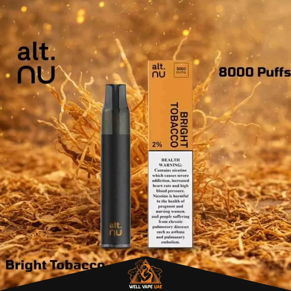 Alt Nu 8000 Puffs Bright Tobacco
