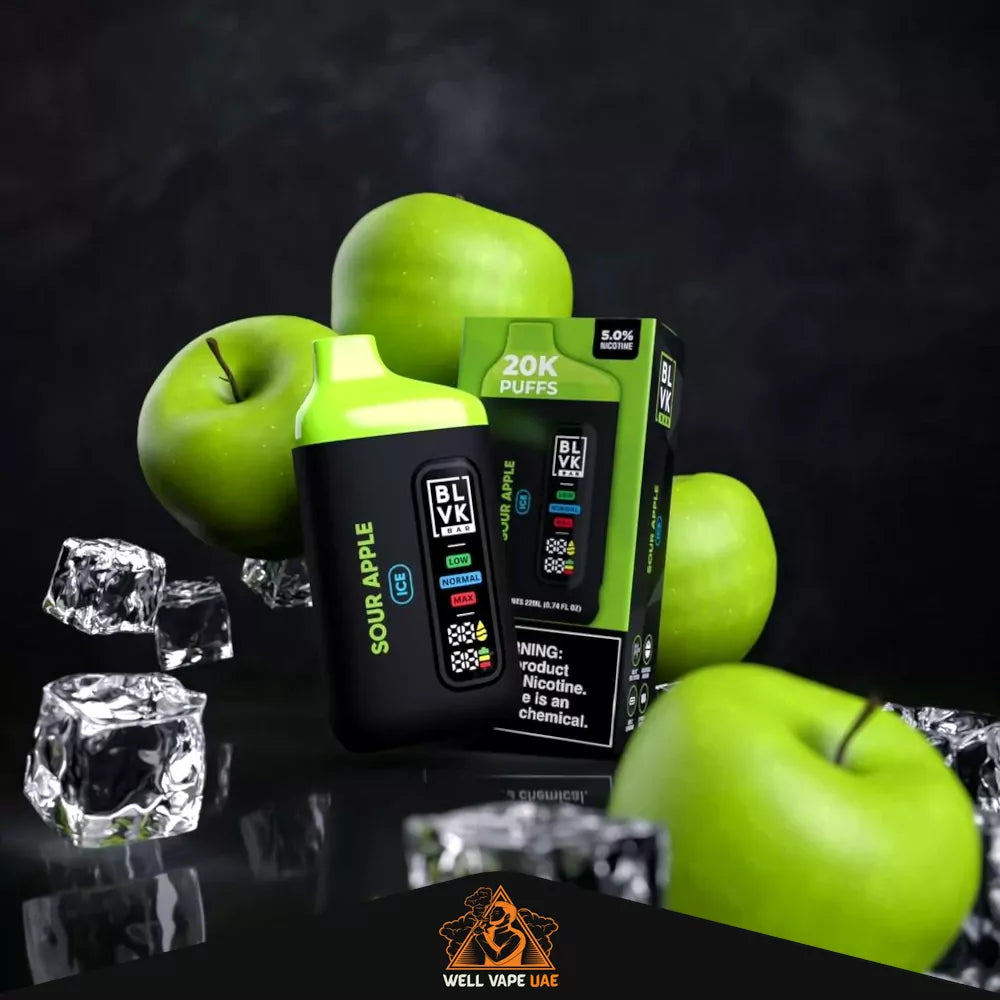 BLVK Bar 20000 Puffs Sour Apple Ice