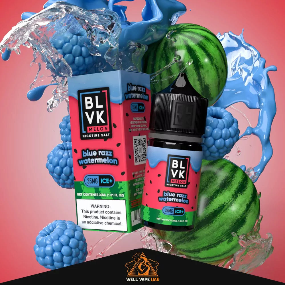 BLVK Salt Melon Series 30ml Blue Razz Watermelon Ice