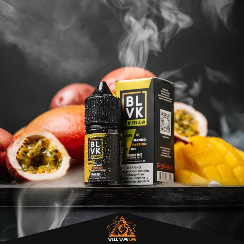 BLVK Salt N' Yellow Series 30ml Mango Passion Ice