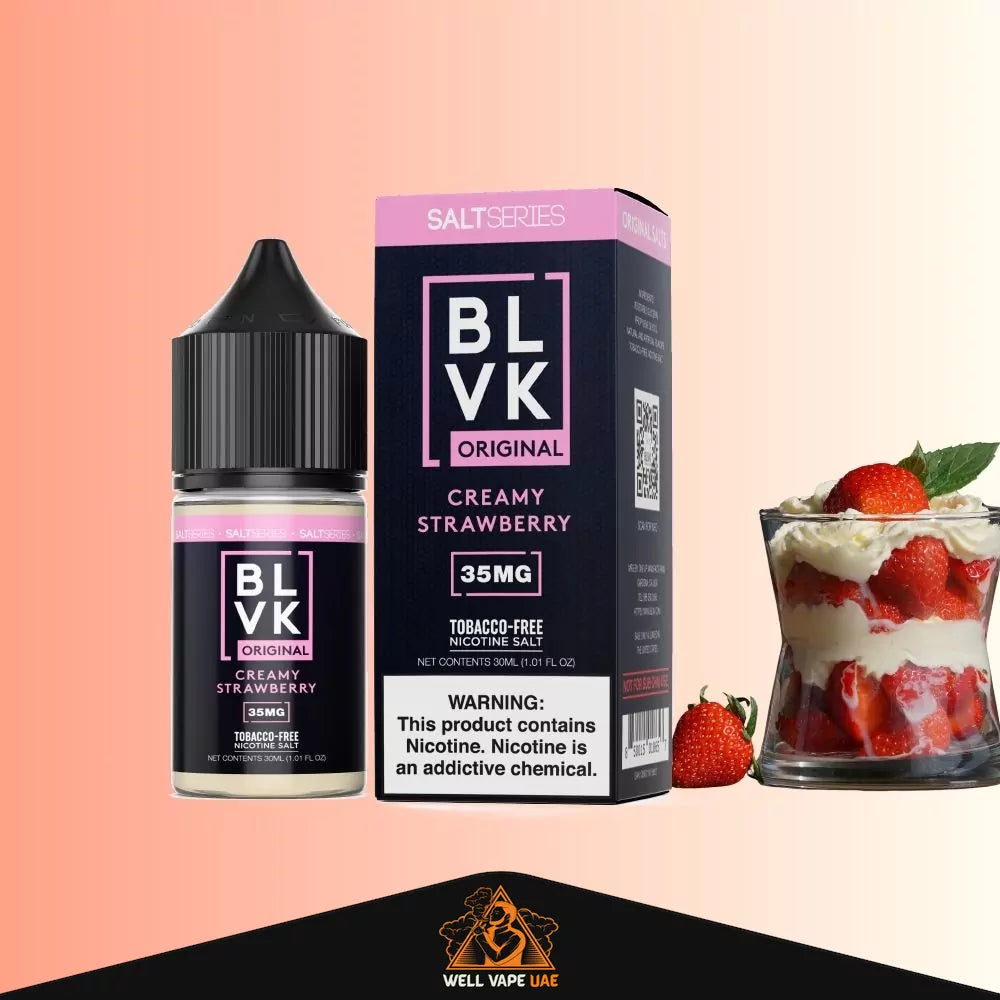 BLVK Salt Series 30ml Creamy Strawberry