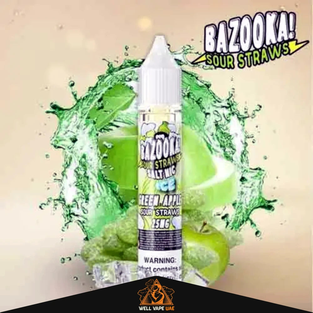 Bazooka Salt Nic 30ml Green Apple Ice