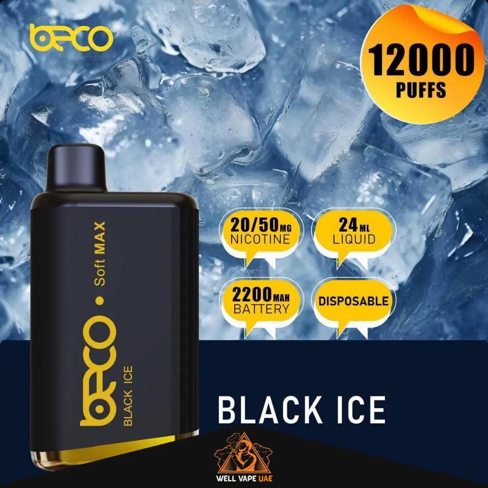 Beco Soft Max 12000 Puffs Black Ice