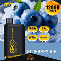 Beco Soft Max 12000 Puffs Blueberry Ice