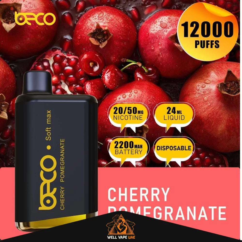 Beco Soft Max 12000 Puffs Cherry Pomegranate