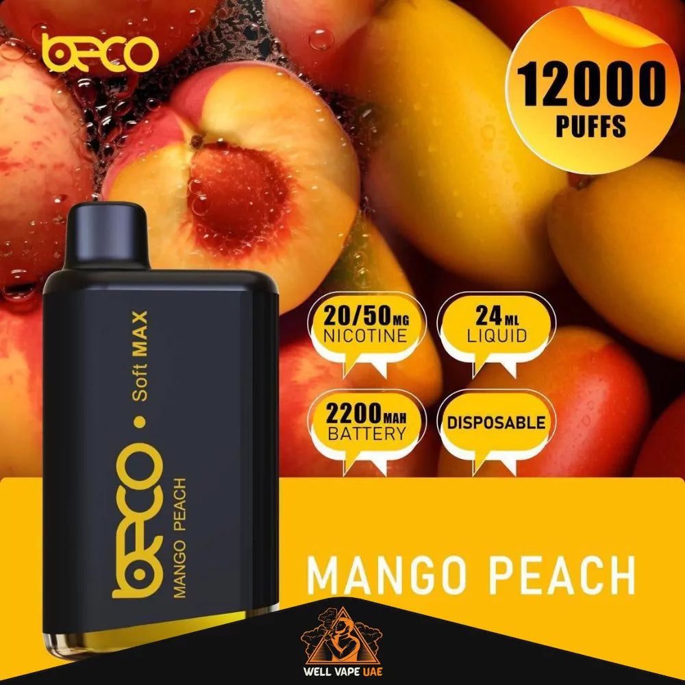 Beco Soft Max 12000 Puffs Mango Peach