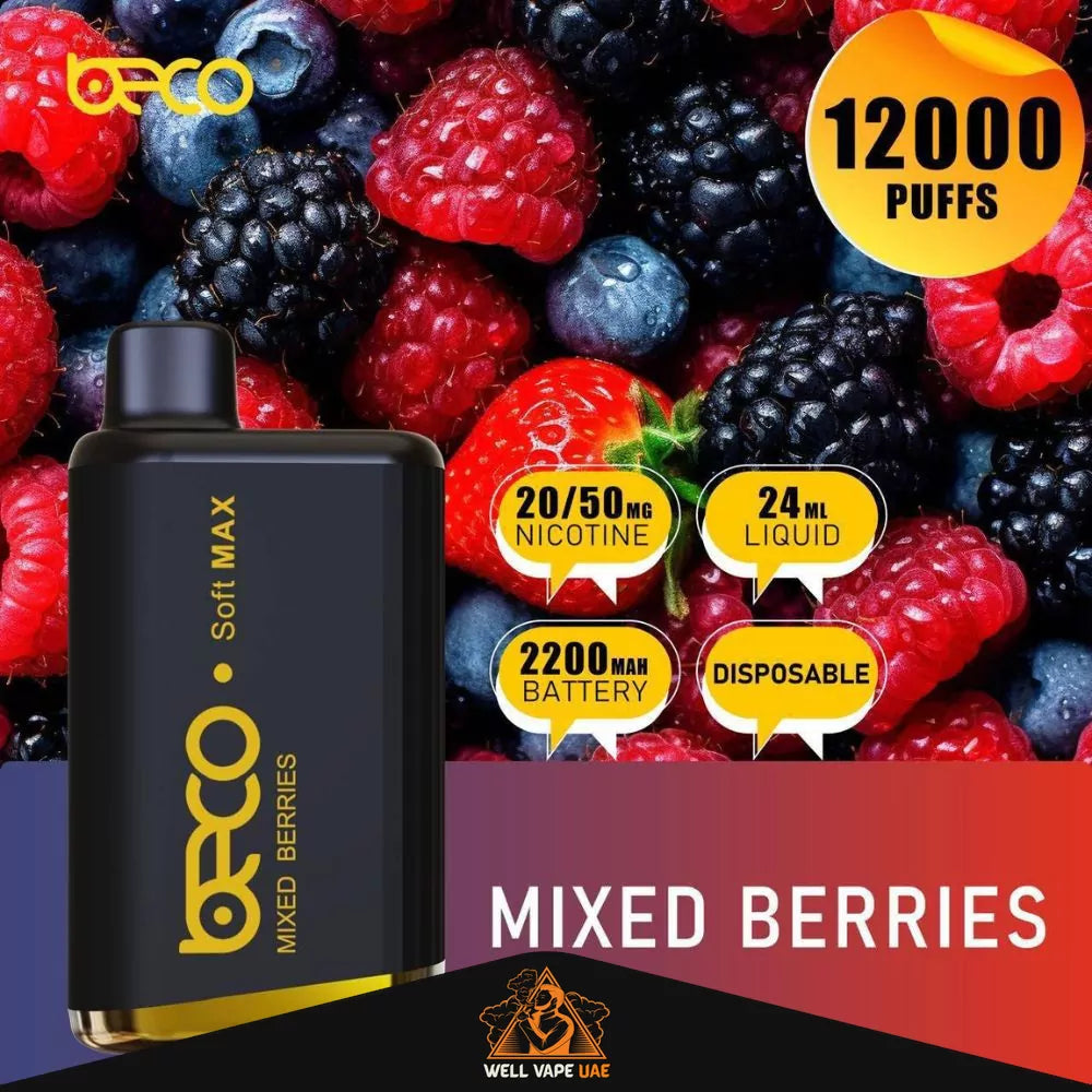 Beco Soft Max 12000 Puffs Mixed Berries