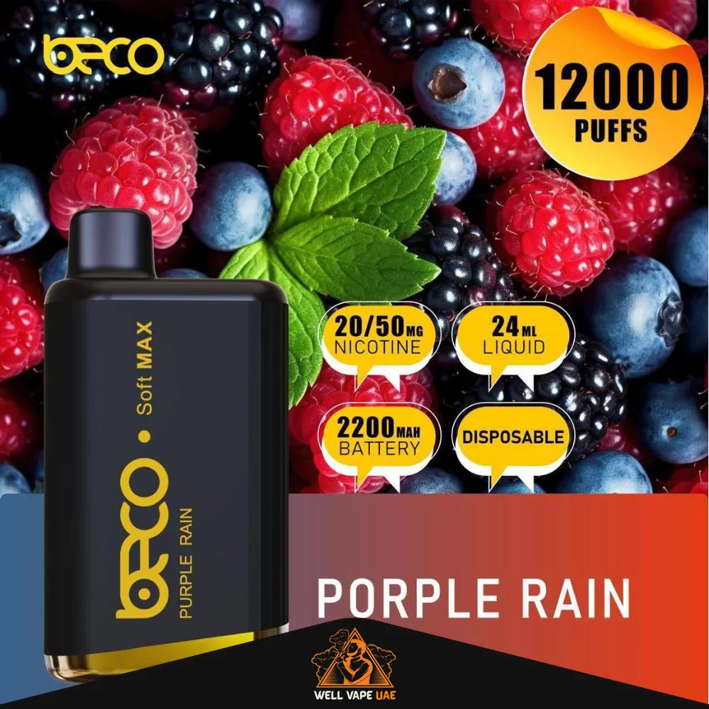 Beco Soft Max 12000 Puffs Porple Rain