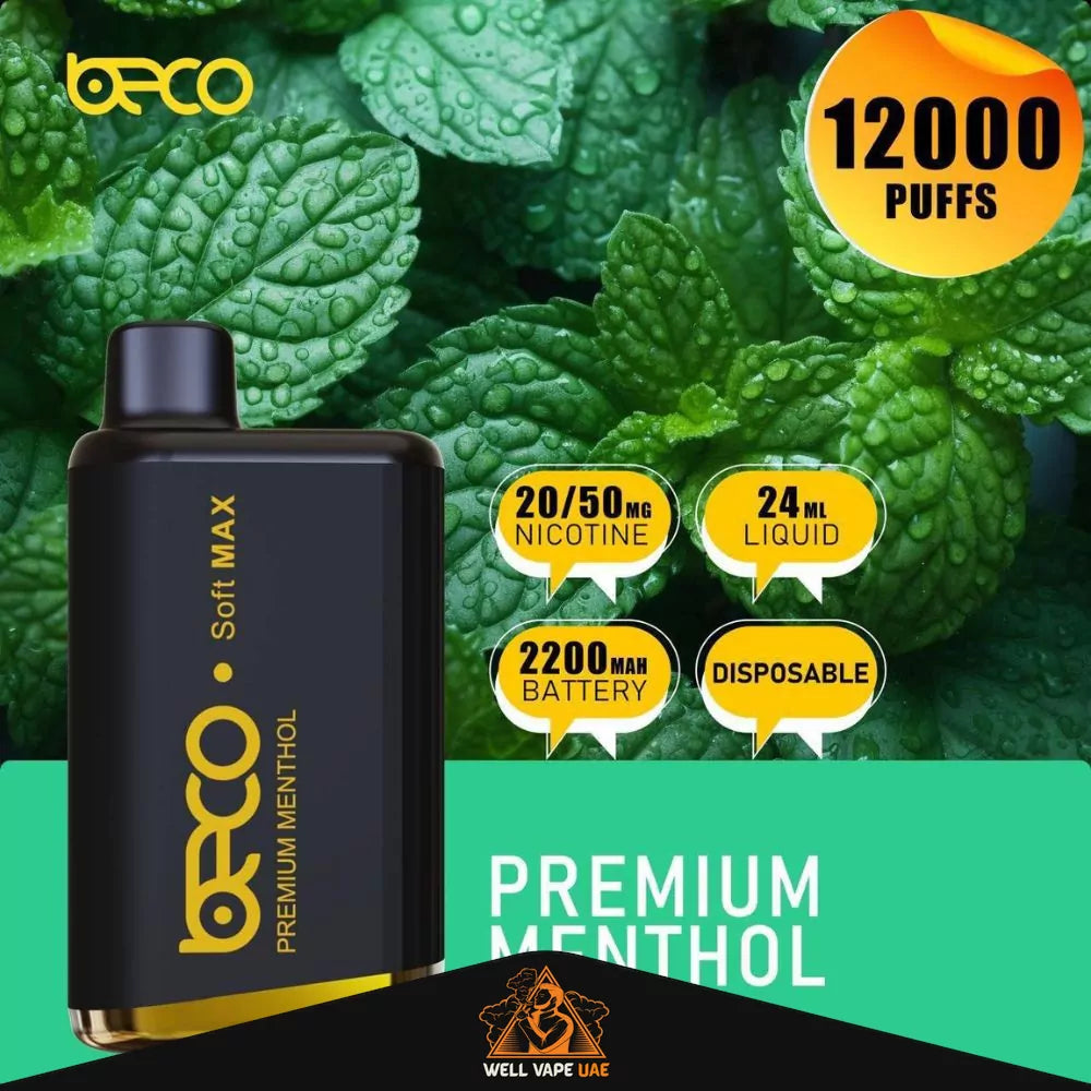 Beco Soft Max 12000 Puffs Premium Menthol