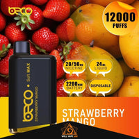 Beco Soft Max 12000 Puffs Strawberry Mango