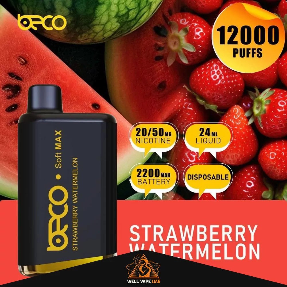 Beco Soft Max 12000 Puffs Strawberry Watermelon