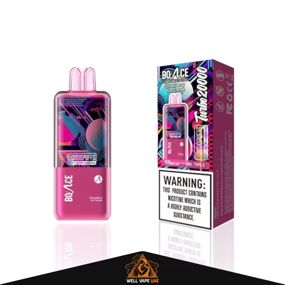 Bounce Turbo 20000 Puffs Strawberry Ice Cream