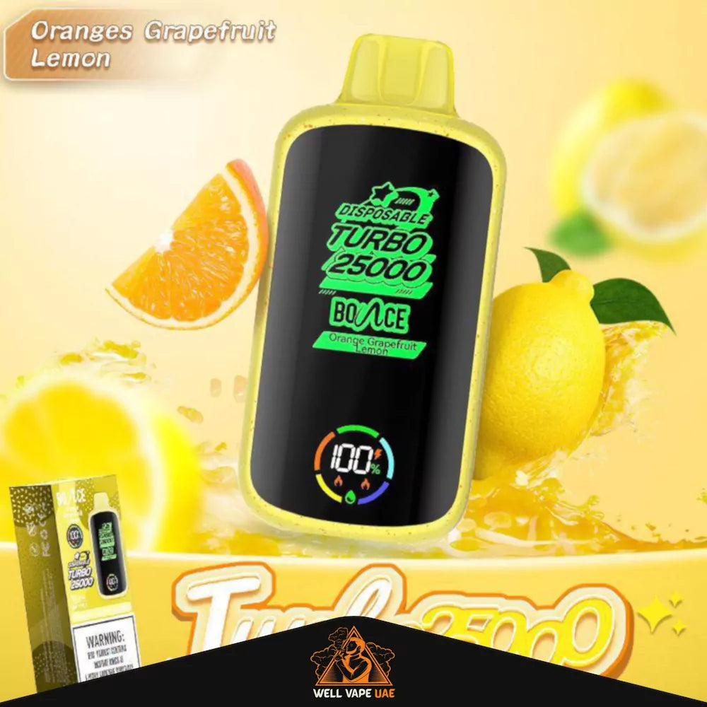 Bounce Turbo 25000 Puffs Oranges Grapefruit Lemon