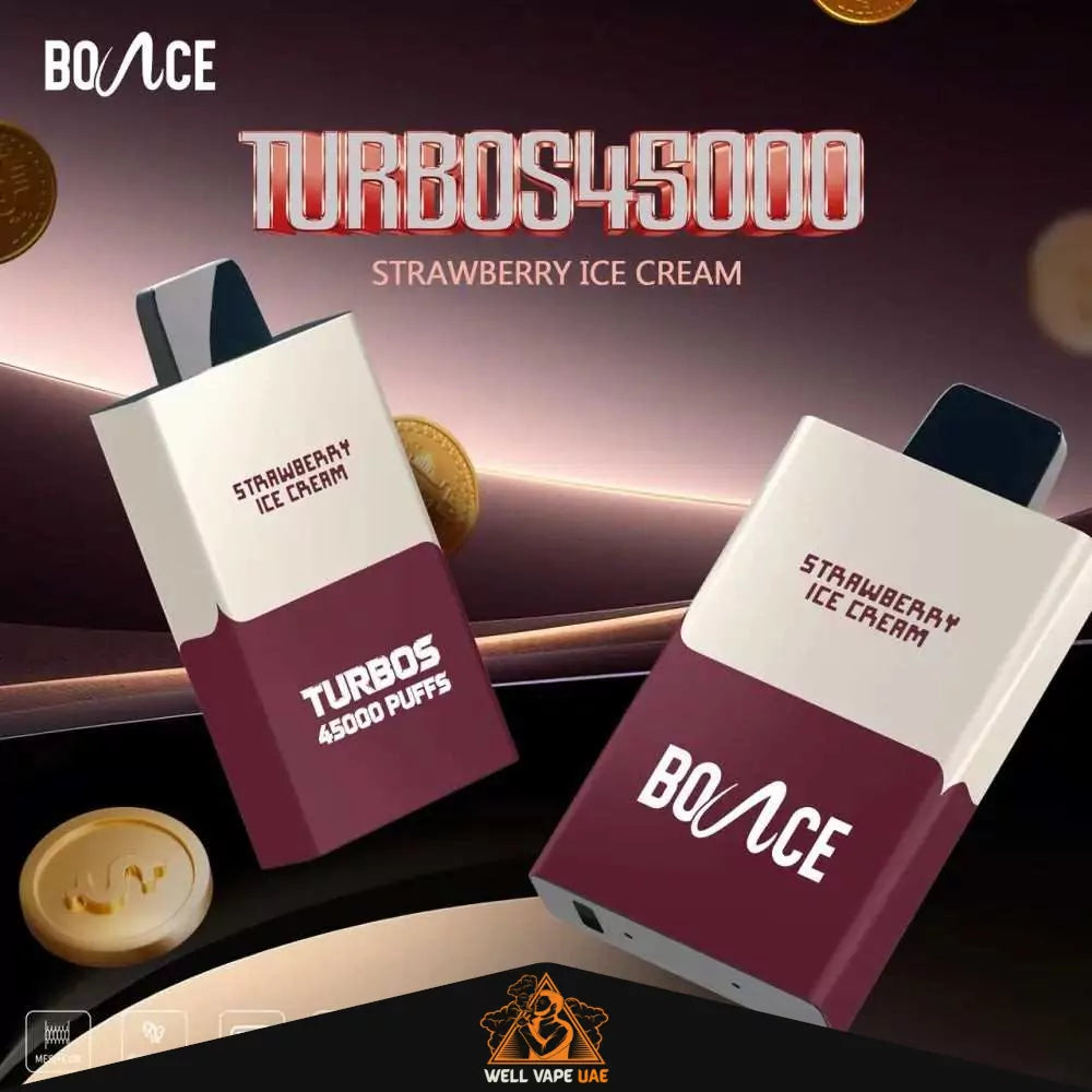 Bounce Turbo S 45000 Puffs Strawberry Ice Cream