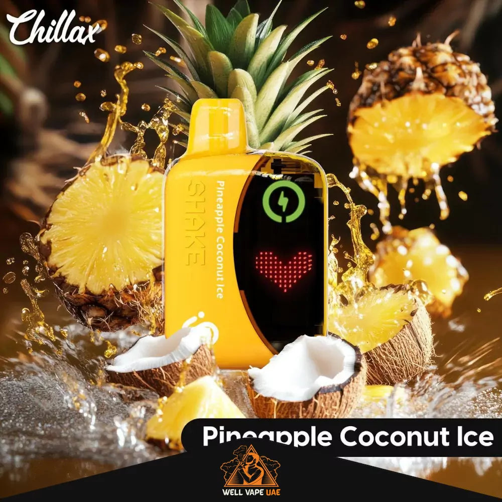 Chillax Shake 22000 Puffs Pineapple Coconut Ice