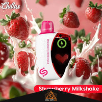 Chillax Shake 22000 Puffs Strawberry Milkshake