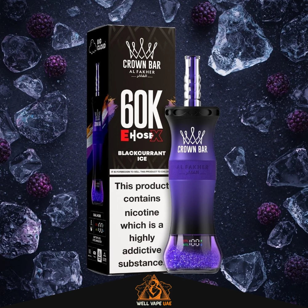 Al Fakher Crown Bar 60K E-hose X
